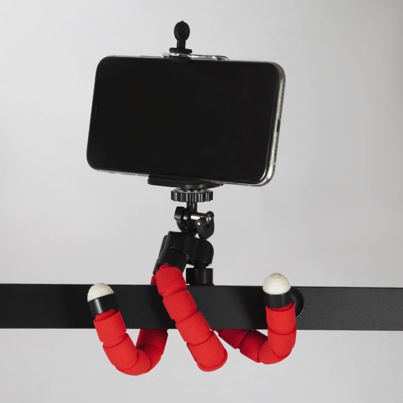 Держатель универсальный для смартфона Mobility Осьминог красный