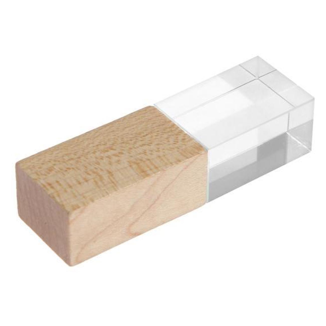 Флэш диск USB нет бренда E 310 Wood BL 32ГБ USB2.0 кристалл в дереве