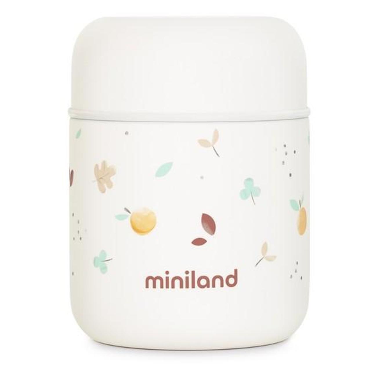 Термос Miniland Valencia Mini бежевый, 280 мл
