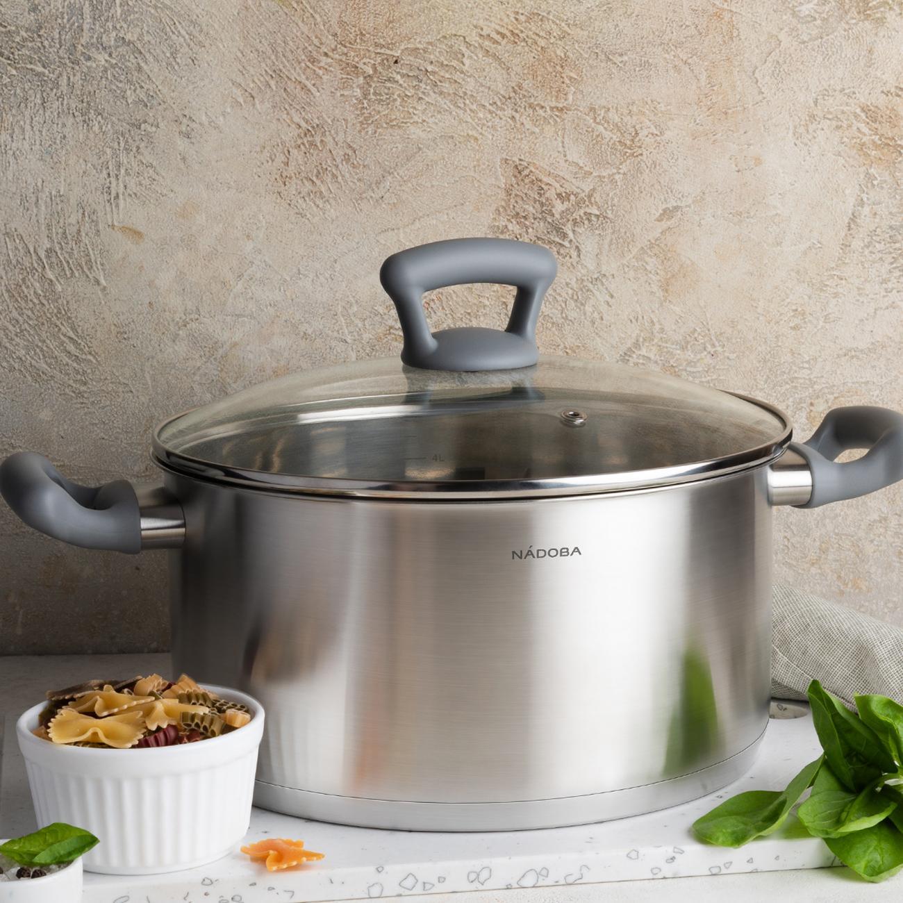Кастрюля Nadoba VIKKI 24см/5.4л с крышкой