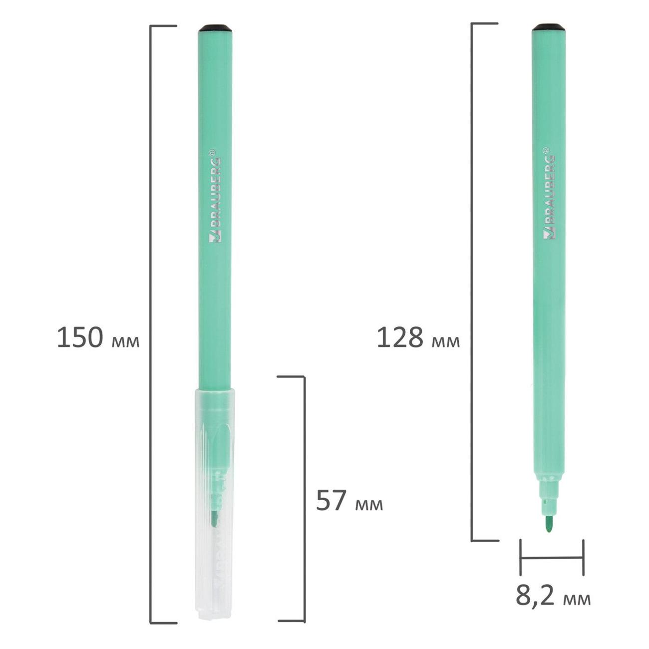 Набор фломастеров Brauberg Premium 12цв