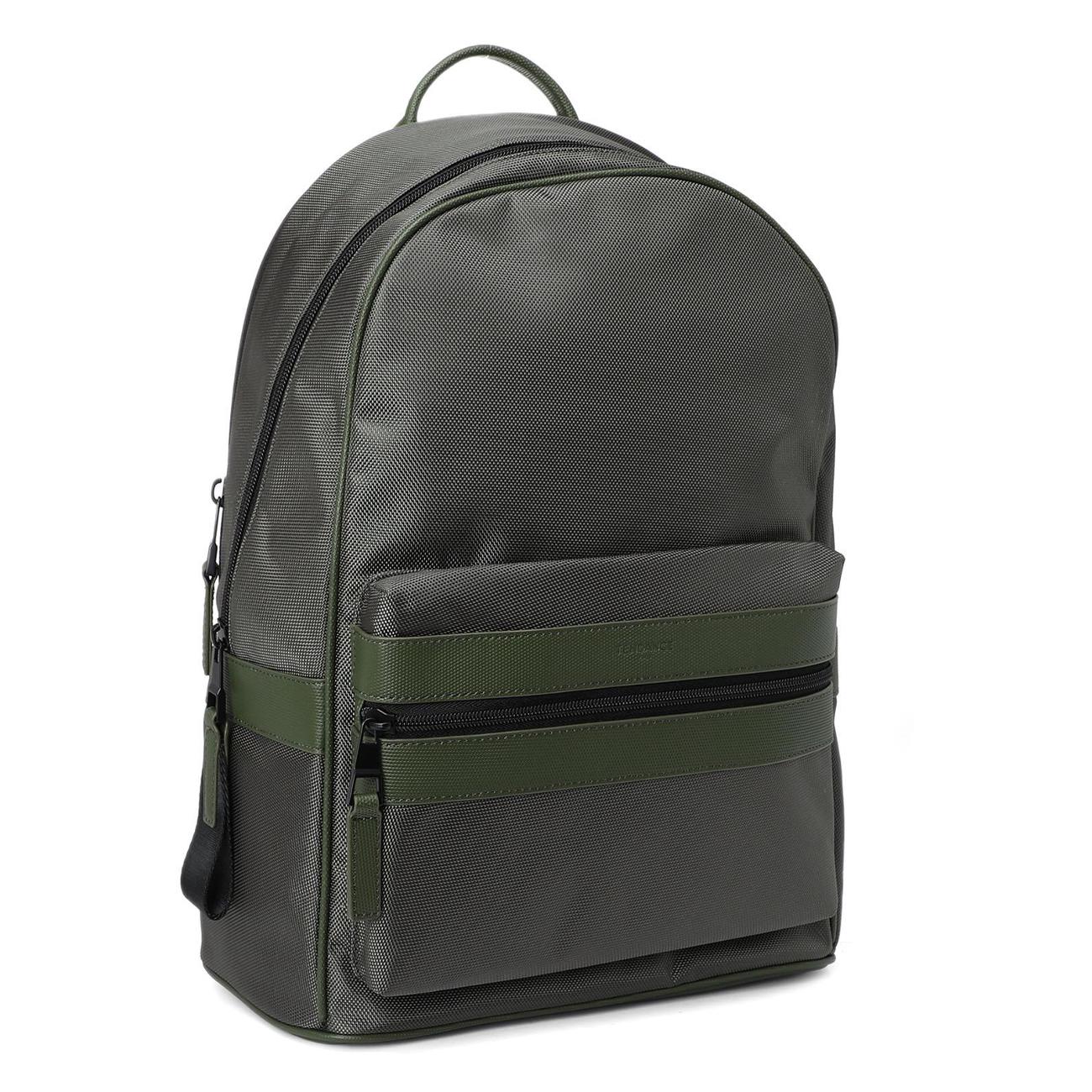 Рюкзак городской TENDANCE нейлоновый мужской темно-зеленый