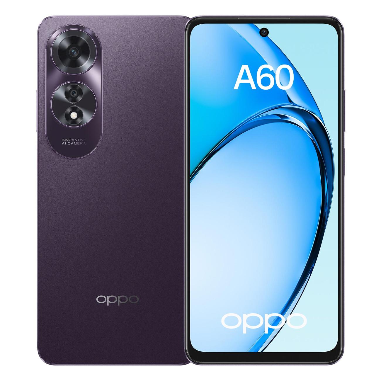 Смартфон OPPO A60 8/256GB Midnight пурпурный