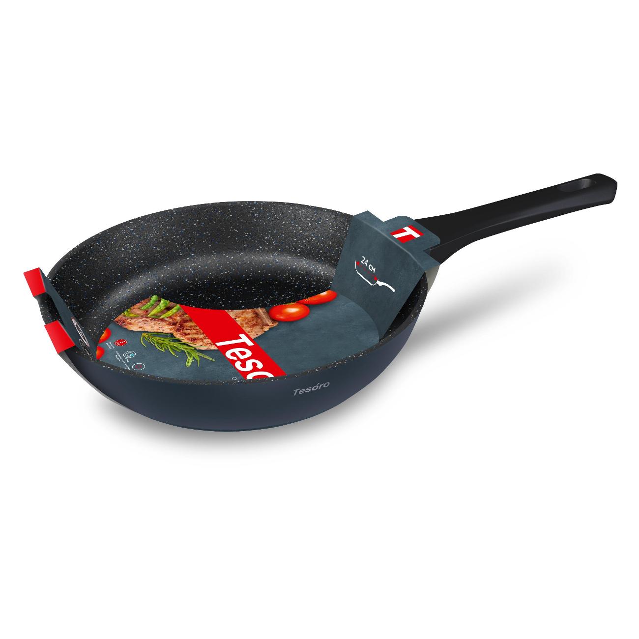 Сковорода Tesoro Florence 24 см синий