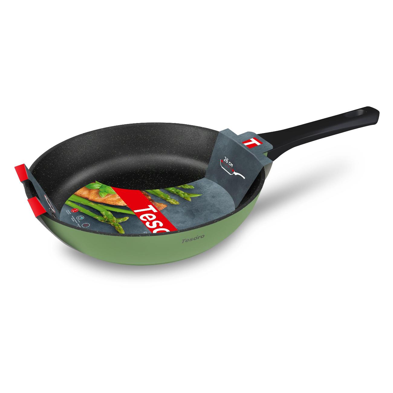 Сковорода Tesoro Florence 26 см мятный