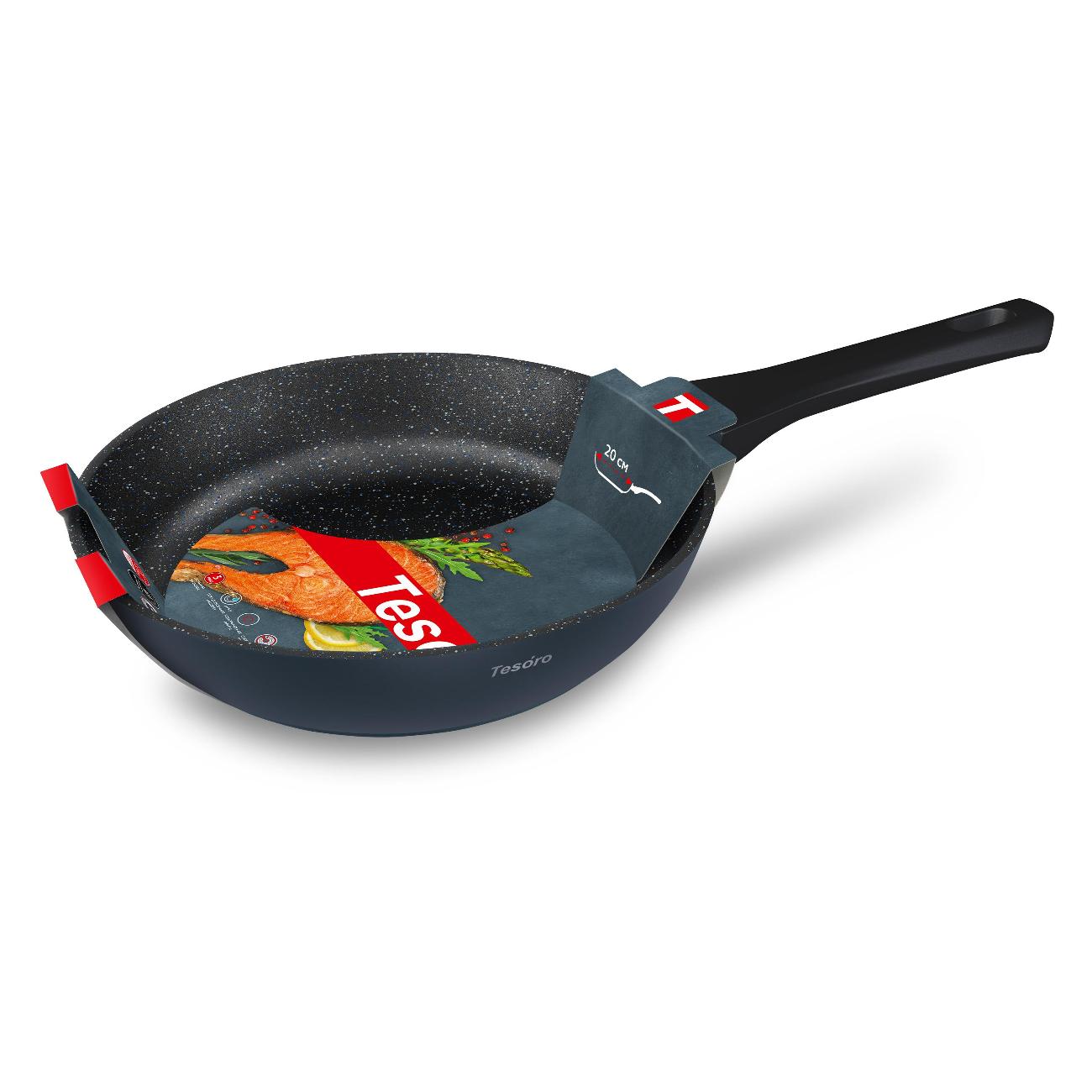 Сковорода Tesoro Florence Induction 20 см синий