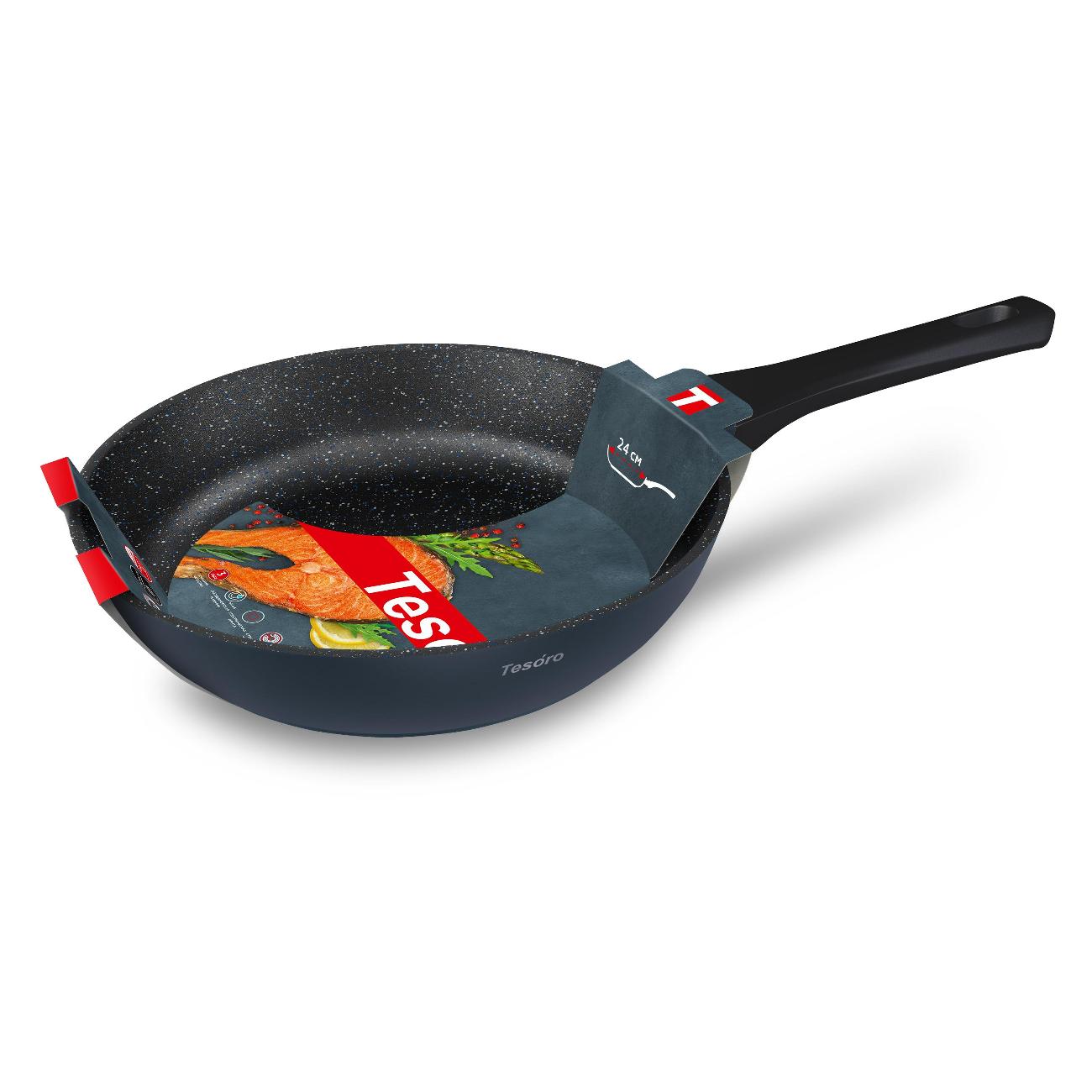 Сковорода Tesoro Florence Induction 24 см синий