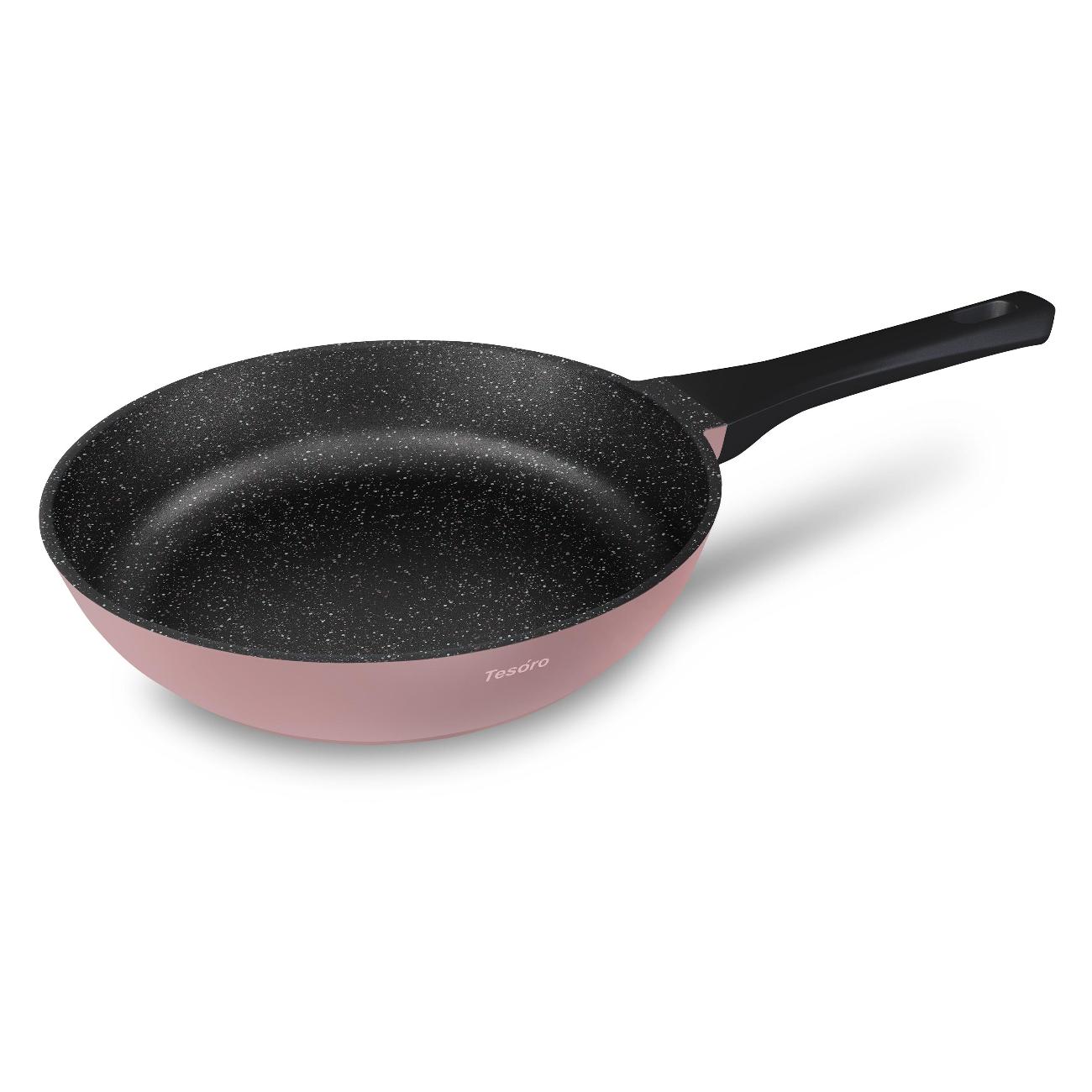 Сковорода Tesoro Florence Induction 24 см розовый