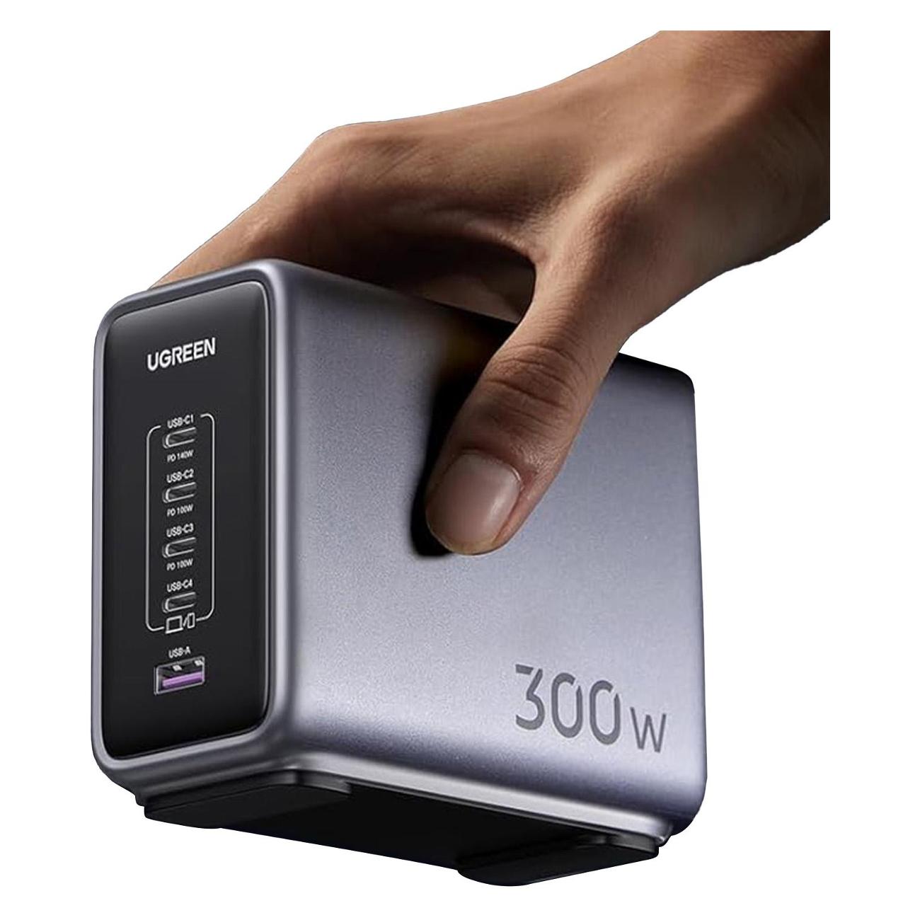 Сетевое зарядное устройство uGreen 1хUSB-A / 4хUSB-C Power Delivery (CD333)