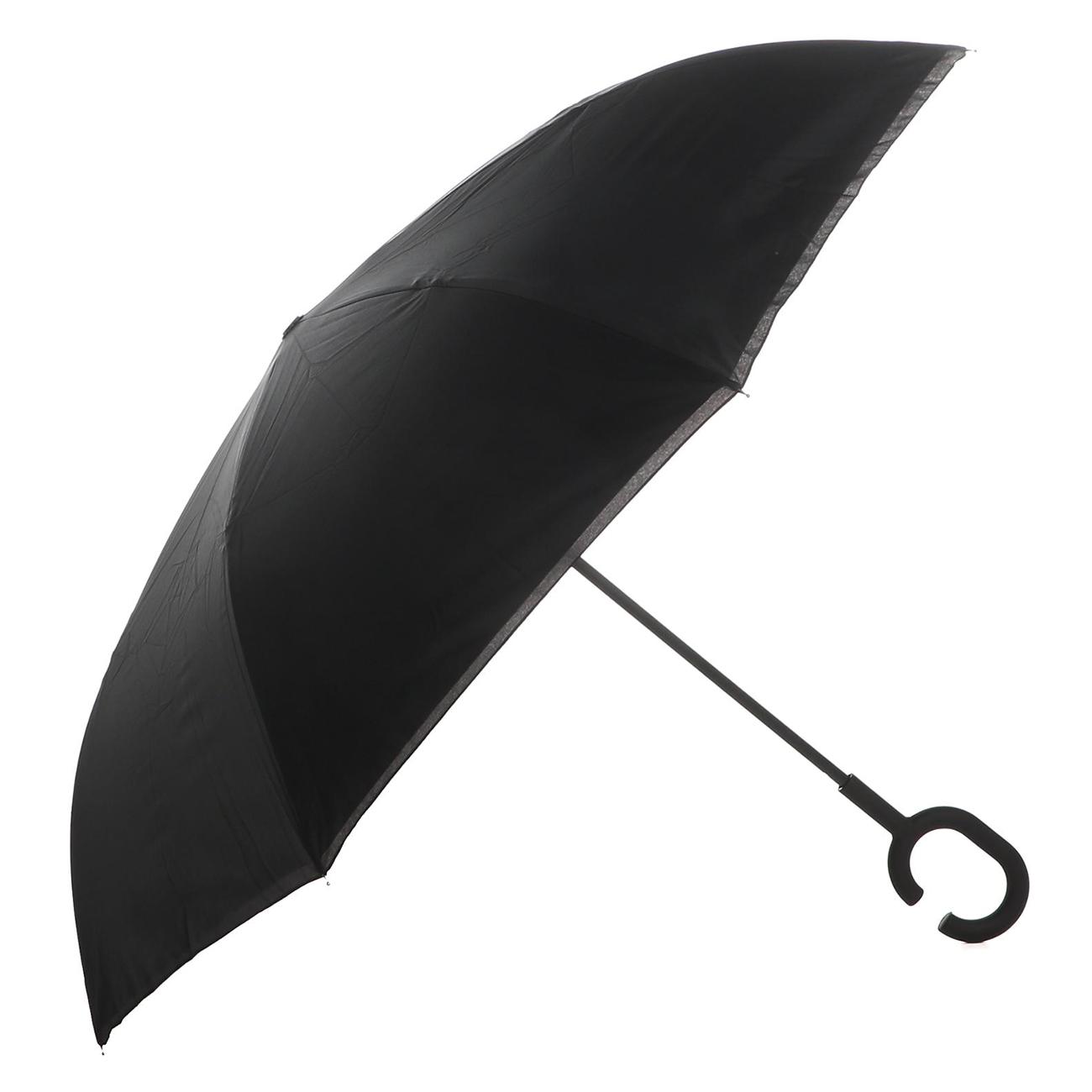 Зонт TENDANCE механический трость черный (YU-TD-109)