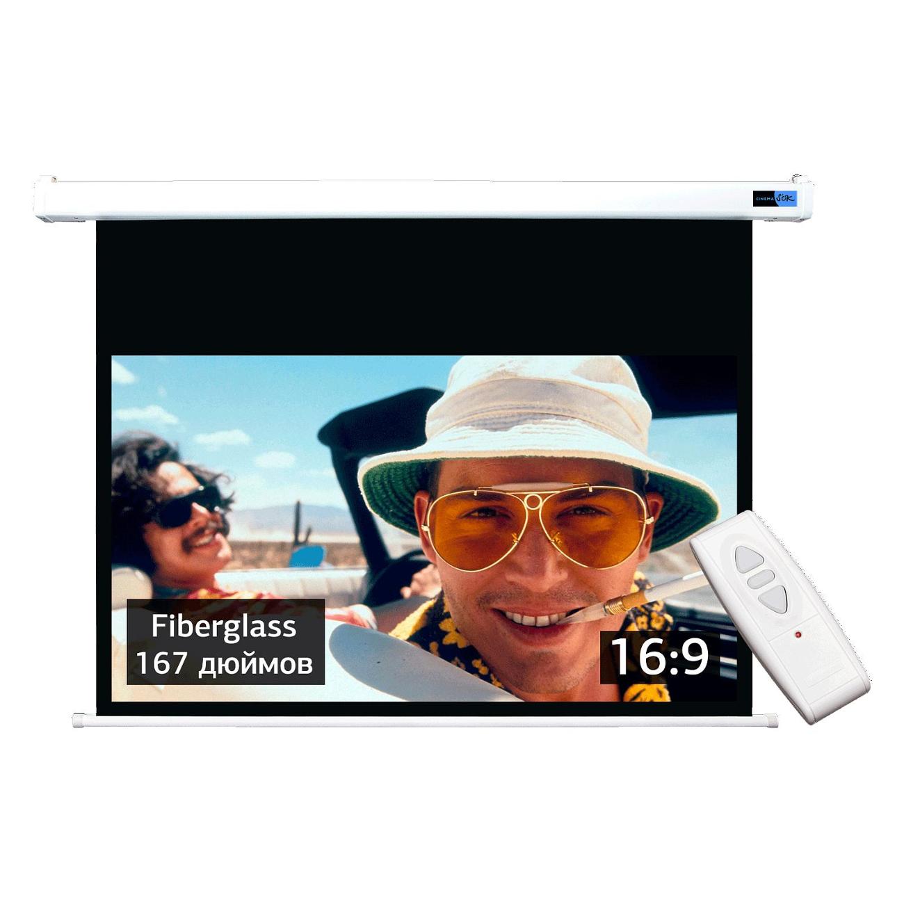 Экран для видеопроектора S'ok SCPSM-370x208FG-ED90