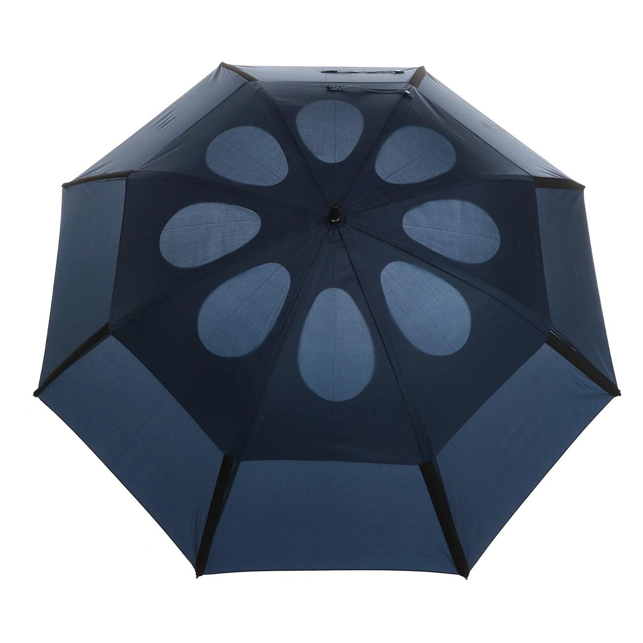 Зонт Maison David полуавтомат с системой "антиветер" темно-синий