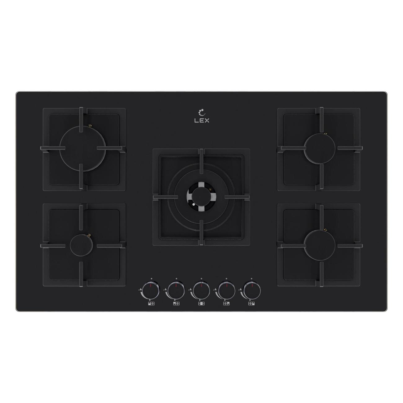 Встраиваемая газовая панель независимая LEX GVG 954 BBL фото