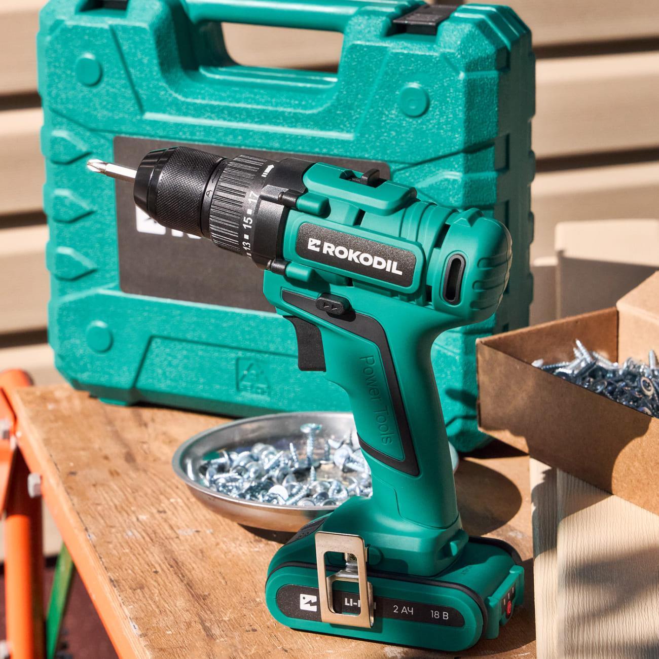 Шуруповерт аккумуляторный Rokodil Twist 2 Pro (set 2)