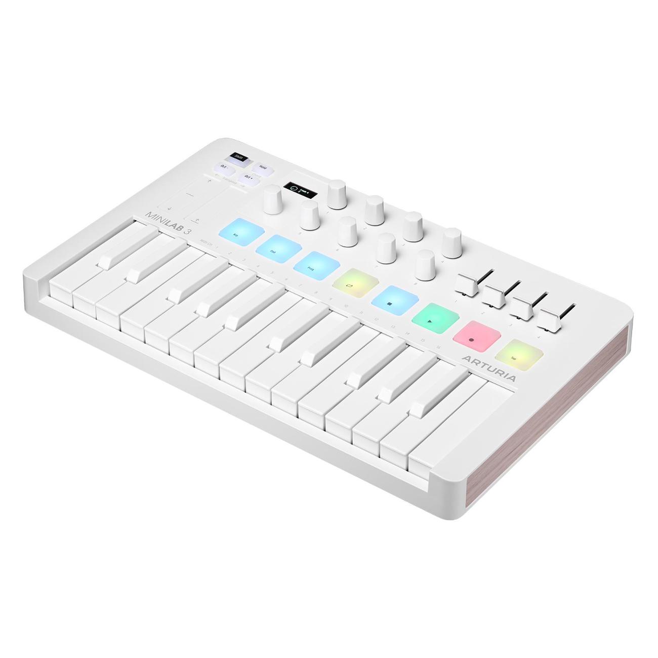 Midi клавиатура Arturia MiniLAB 3 Alpine White