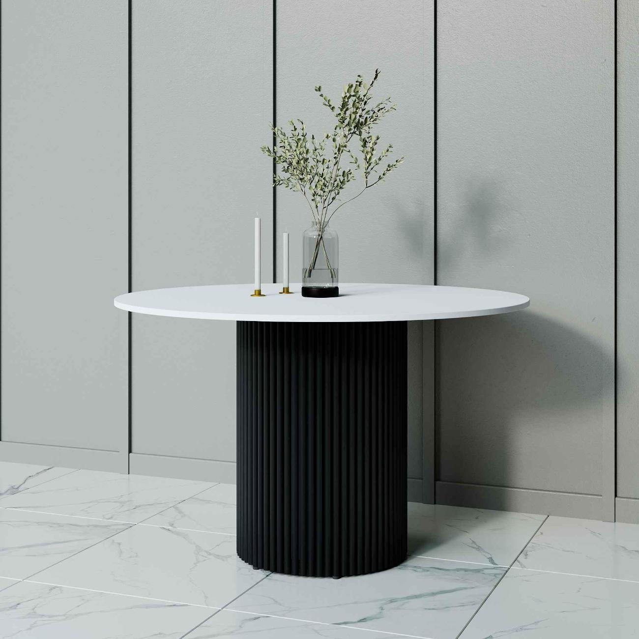 Стол обеденный GENGLASS TRUBIS Wood XL GGT-03-2-3-XL-120