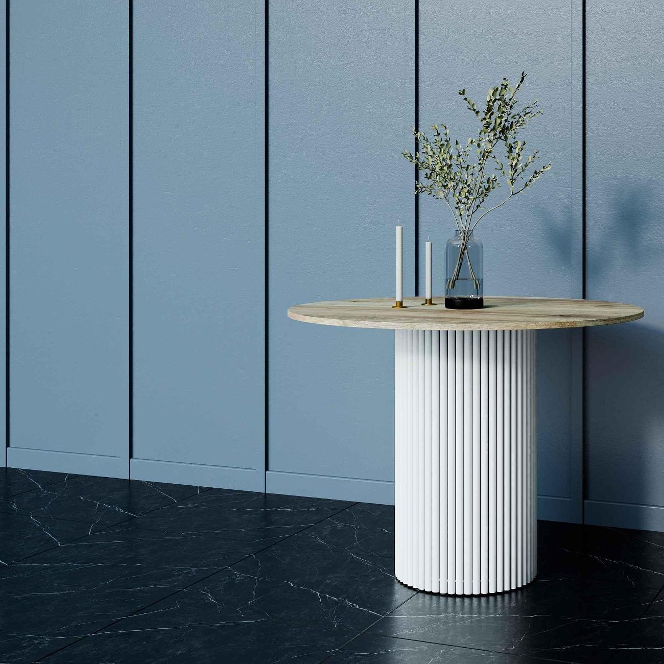 Стол обеденный GENGLASS TRUBIS Wood L GGT-03-3-1-L-100