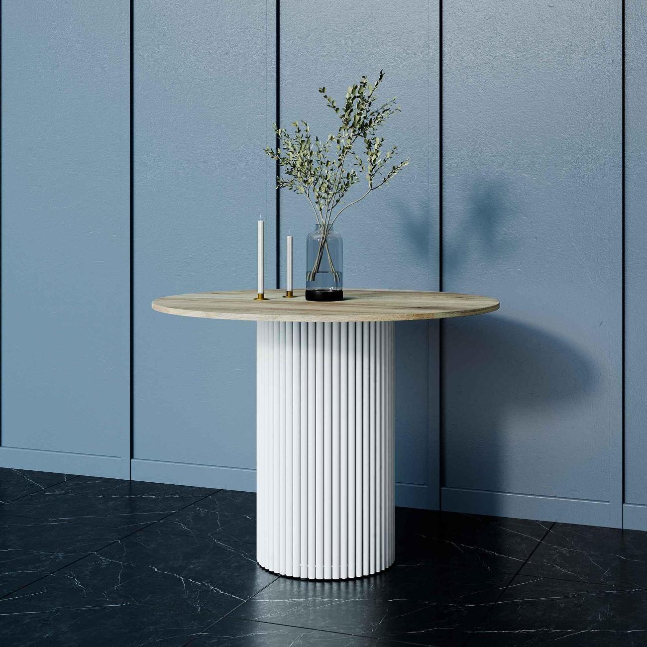 Стол обеденный GENGLASS TRUBIS Wood L GGT-03-3-1-L-100