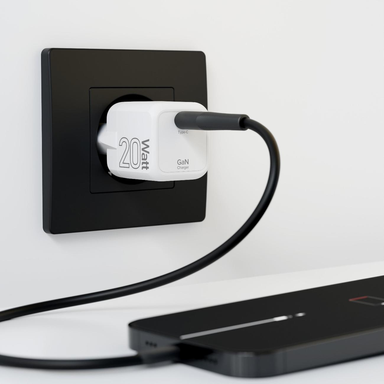 Сетевое зарядное устройство LYAMBDA LJC-20-1C