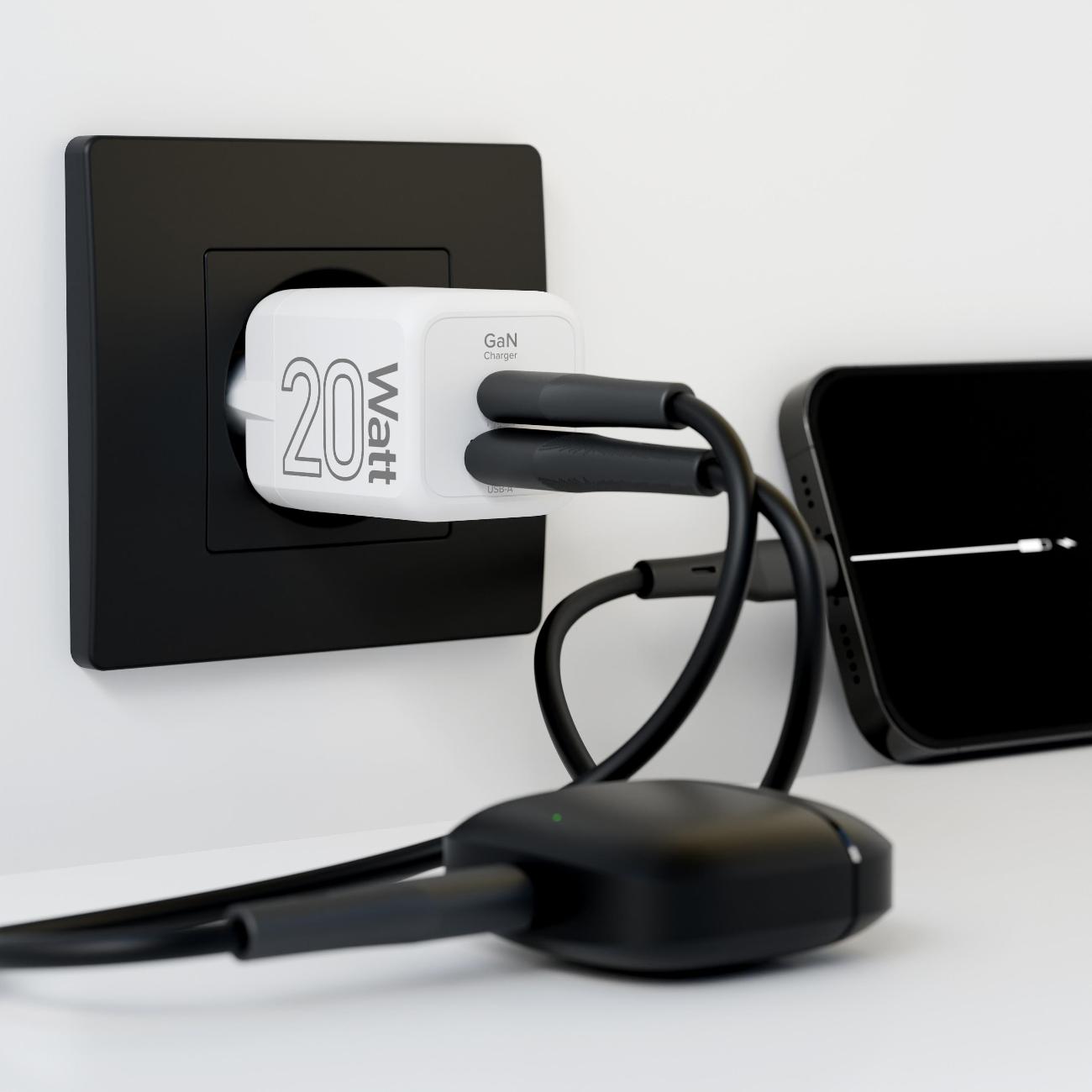 Сетевое зарядное устройство LYAMBDA LJC-20-1C1A