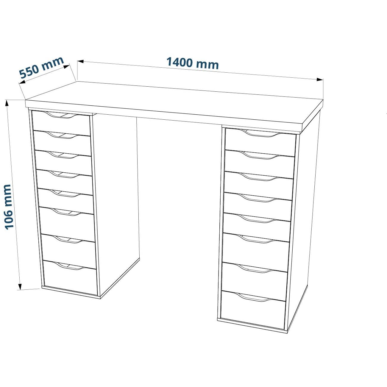 Стол письменный Шведский стандарт Ингар S00487