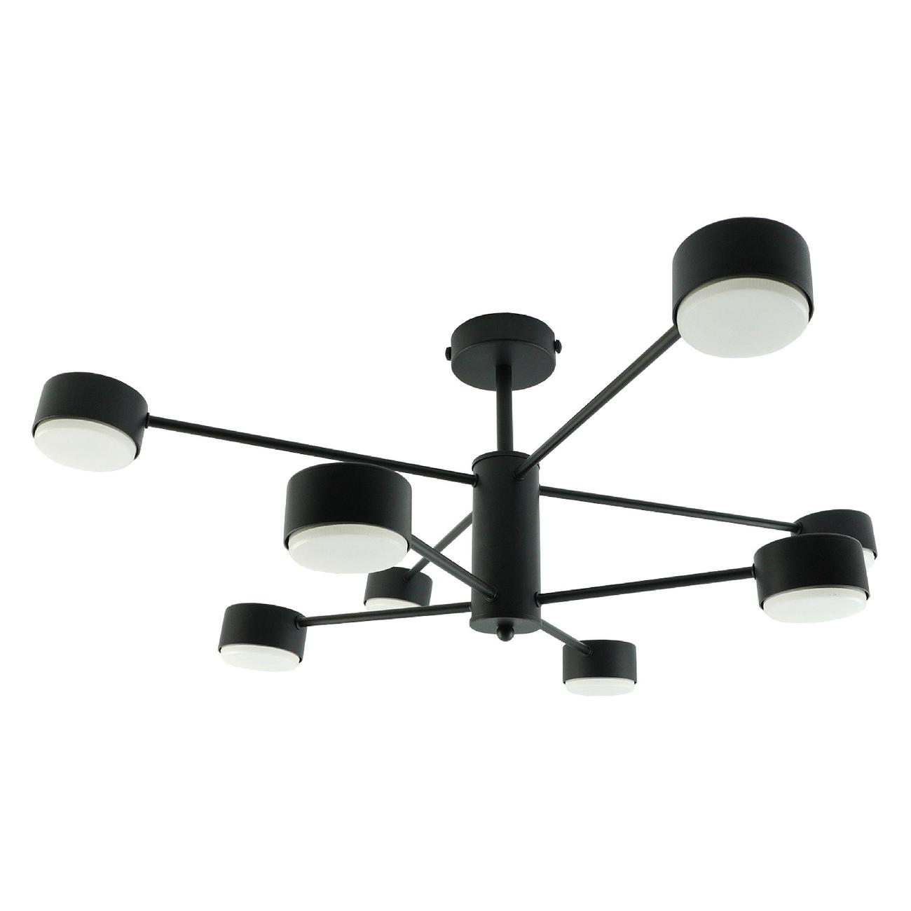 Светильник потолочный Estares GUSTA 8xGX53-черный фото