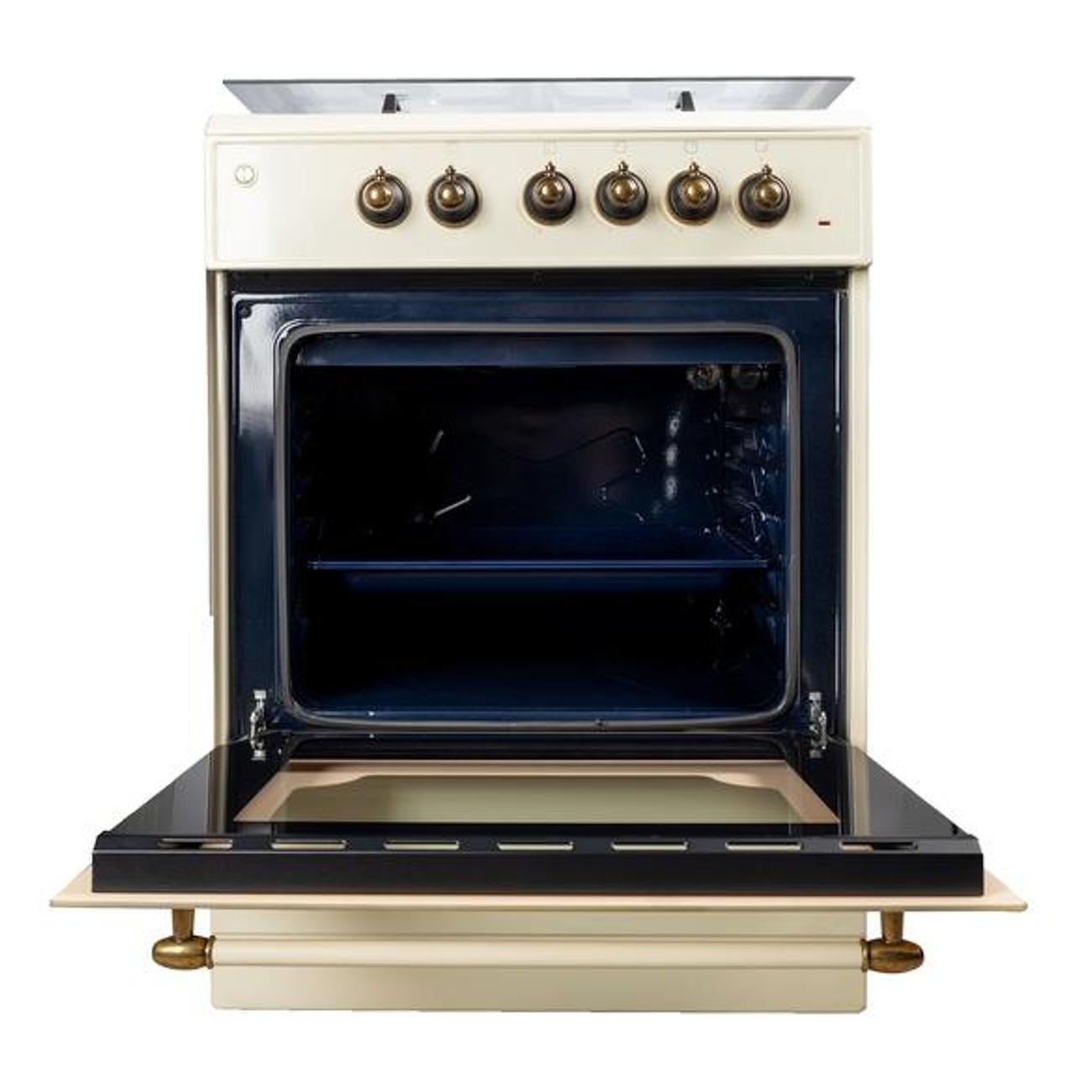 Комбинированная плита Vesta Valencia VGE 10-E Beige Retro