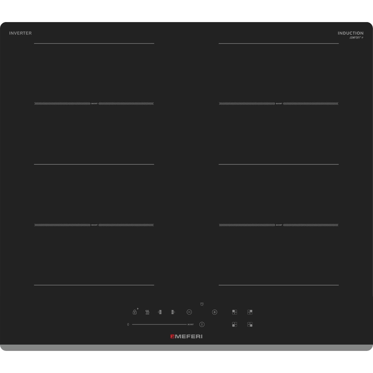 Индукционная варочная панель MEFERI MIH604BK COMFORT PLUS фото