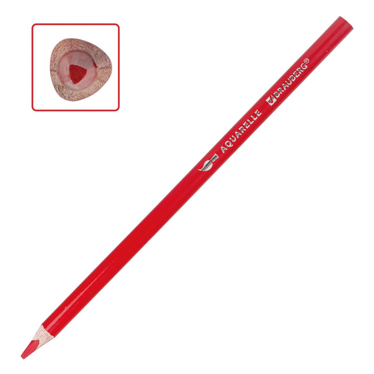 Набор карандашей Brauberg PREMIUM AQUARELLE 12 цветов 181671