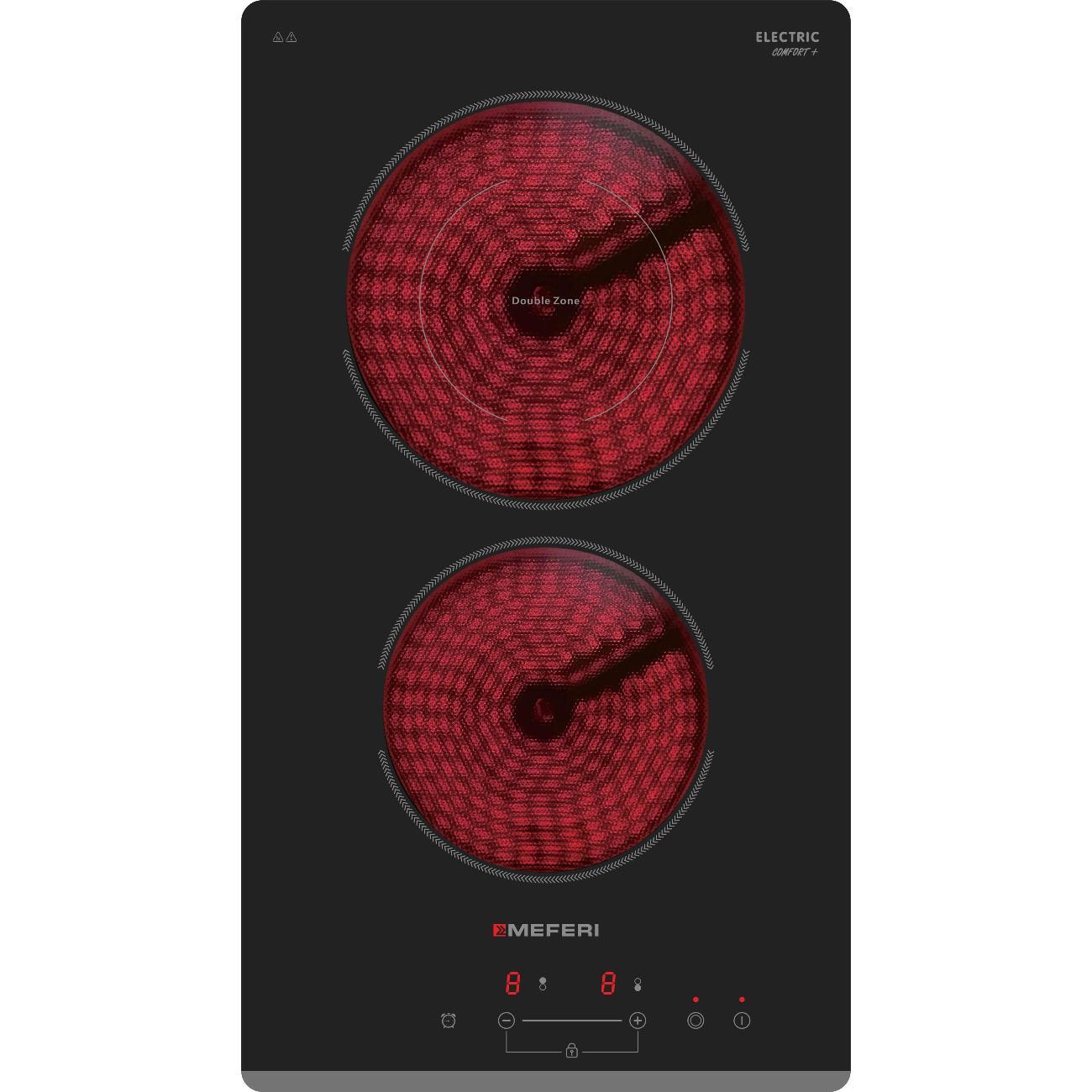 Встраиваемая электрическая панель MEFERI MEH302BK COMFORT PLUS