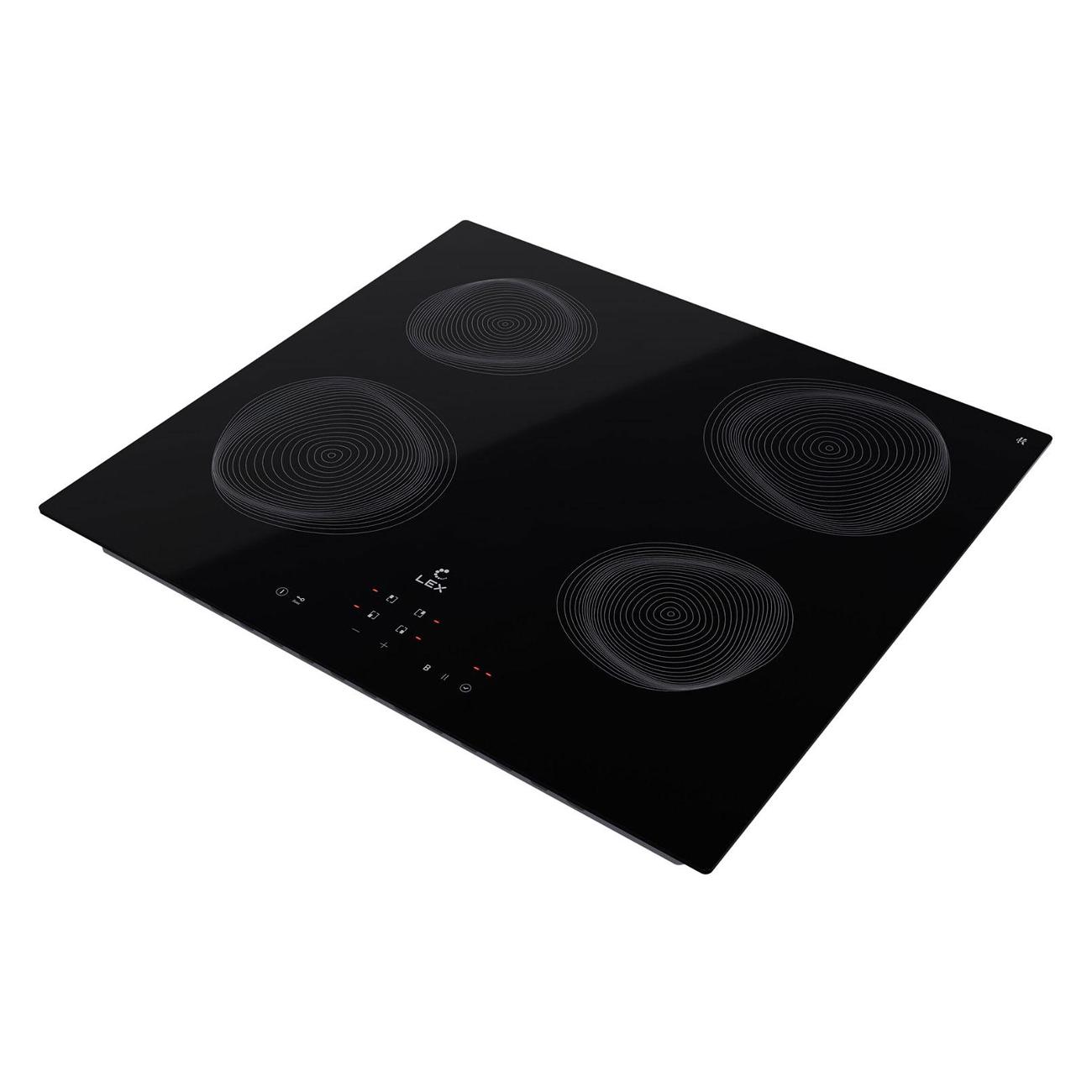 Встраиваемая индукционная панель независимая LEX EVI 640 R2 черный