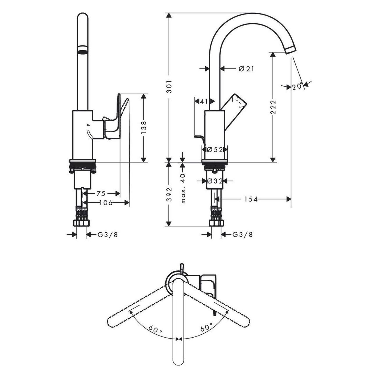 Смеситель Hansgrohe 72576000