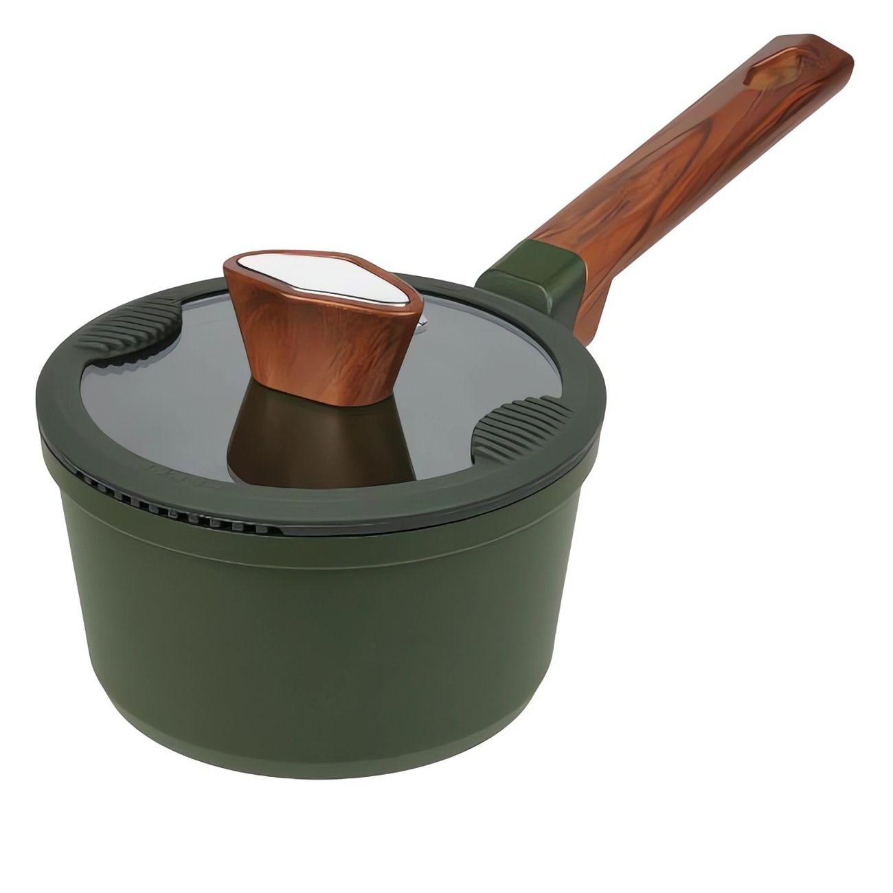 Ковш с антипригарным покрытием Resto 93700 с крышкой, 1.4л