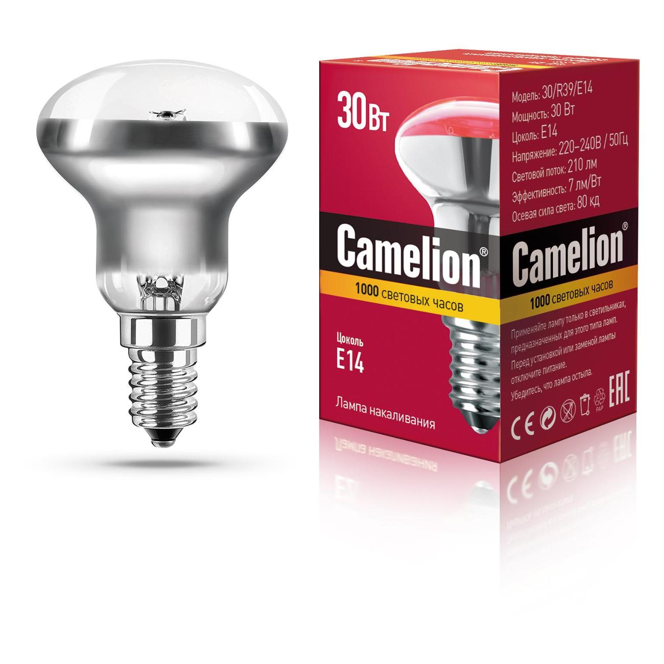 Лампа Camelion 30/R39/E14 (10 шт.)