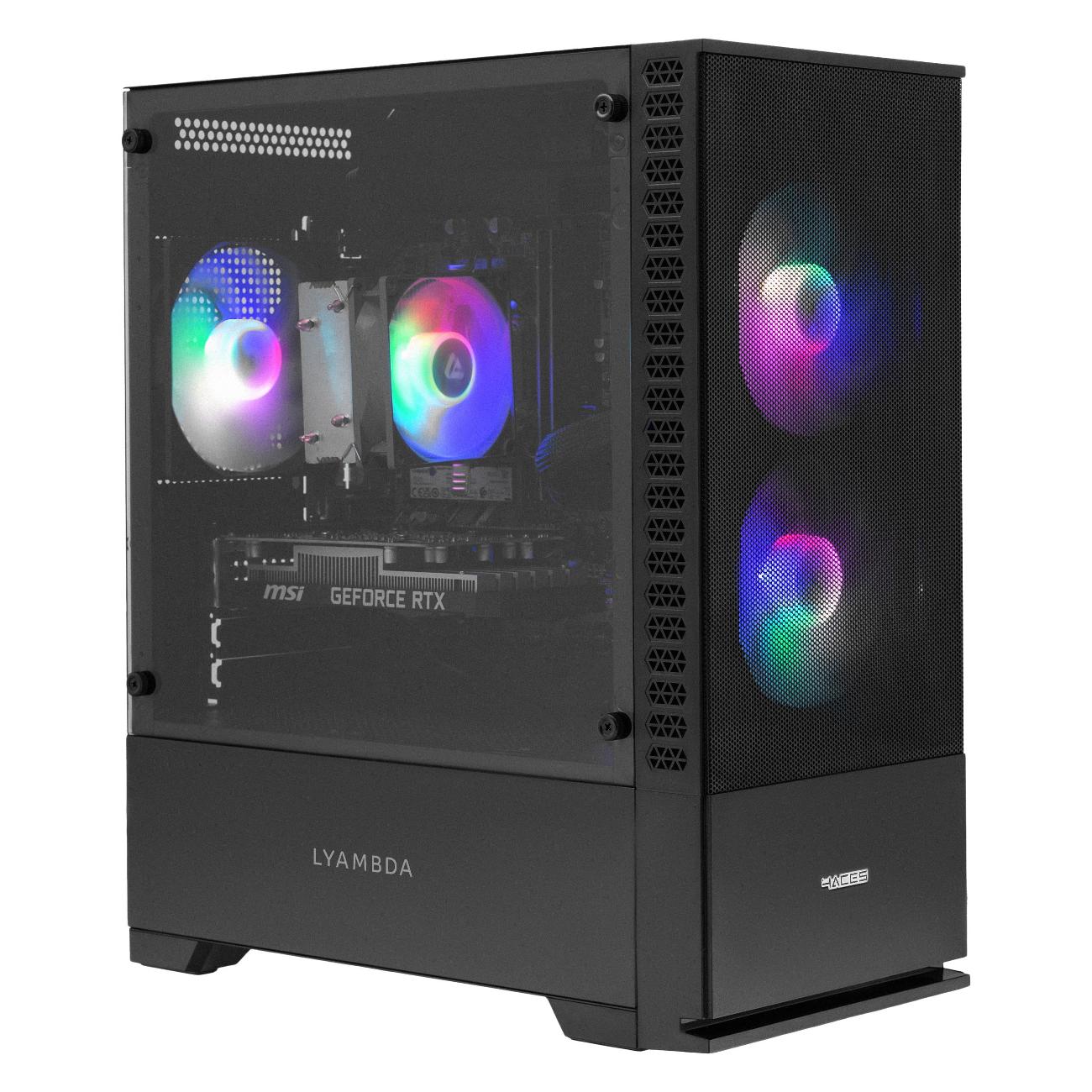 Системный блок игровой 4Aces Hold'em V3 (i5-12400F/16GB/SSD500GB/RTX3050/Win Trial) фото