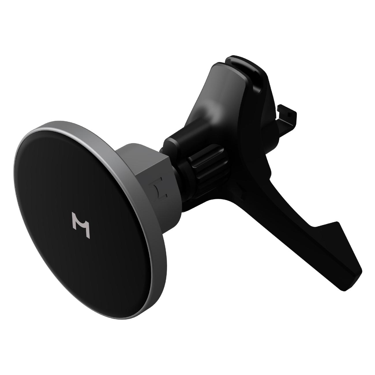 Автомобильное зарядное устройство Magssory Disc для Samsung и Apple с магнитами KIT002 полночь