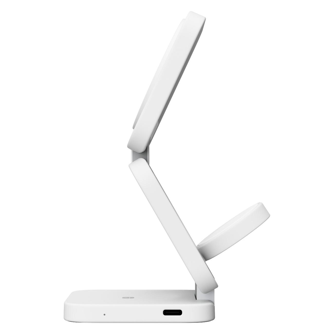 Беспроводное зарядное устройство Magssory Flex 3 в 1 белое