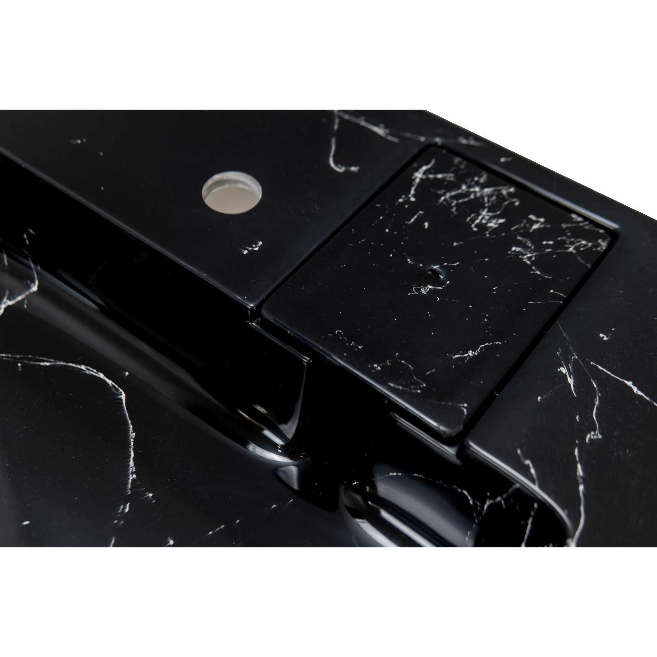 Раковина (умывальник) Stella Polar Солярис 60*60, черный мрамор