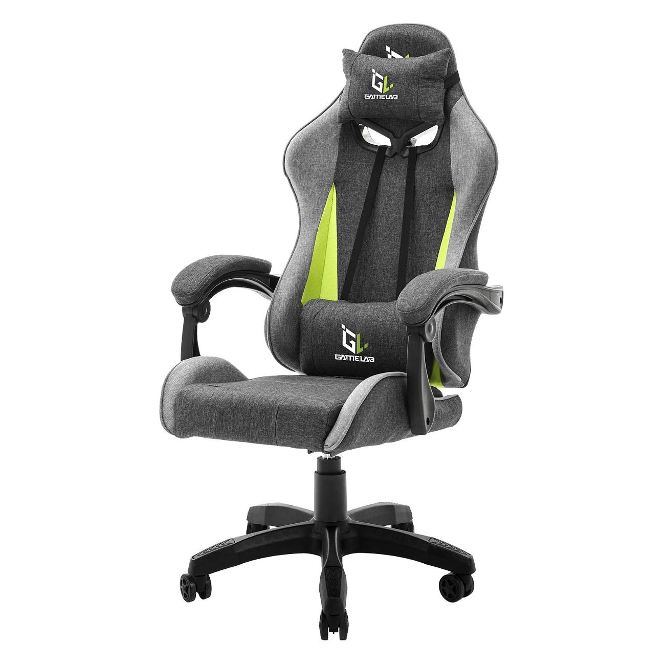 Кресло компьютерное игровое GameLab TETRA Breeze Black-Green GL-401