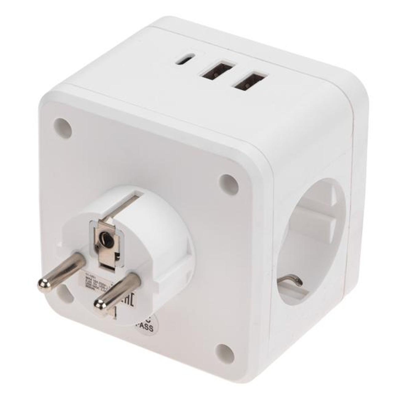 Тройник Rexant 11-1251 White