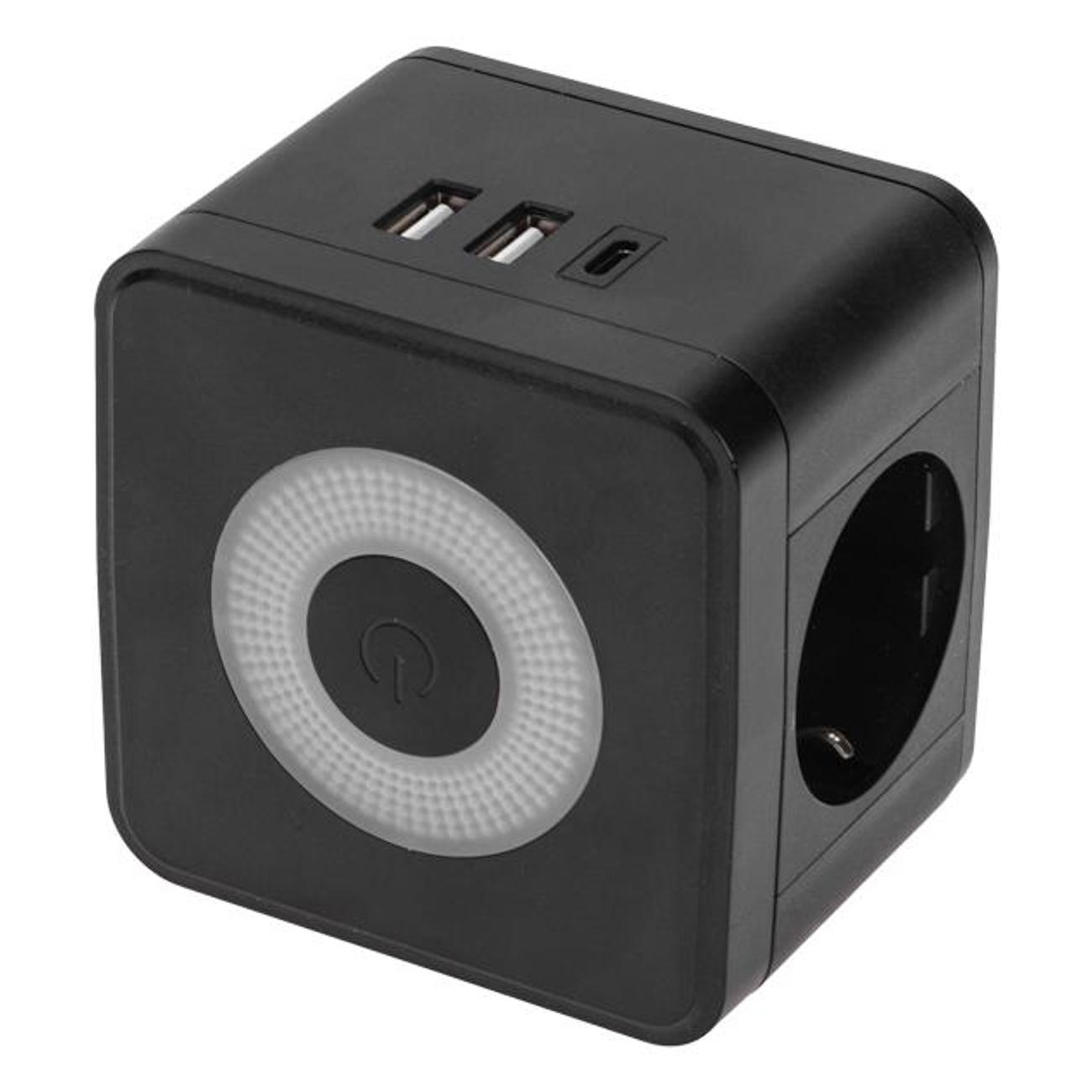 Тройник Rexant 11-1252 Black