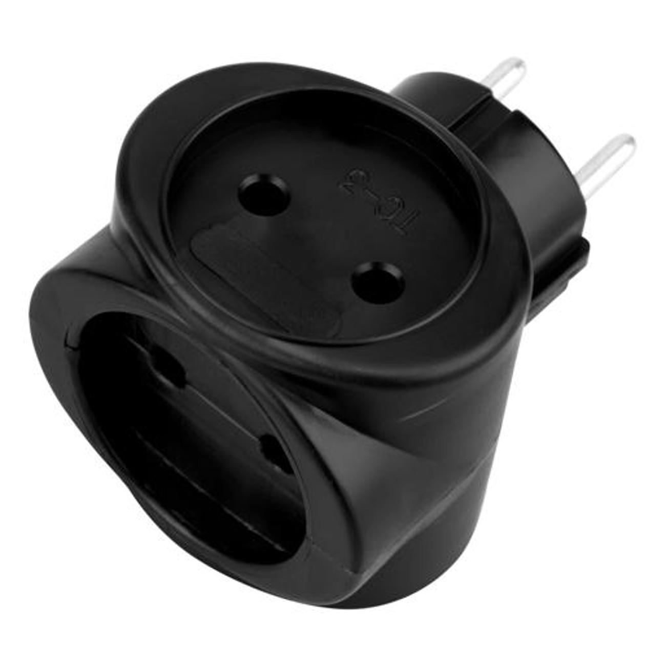 Тройник Rexant 11-1064-1 черный