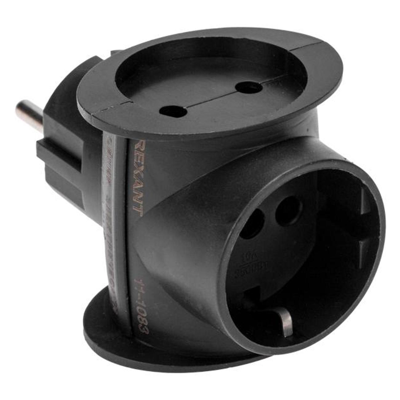Тройник Rexant 11-1083 Black