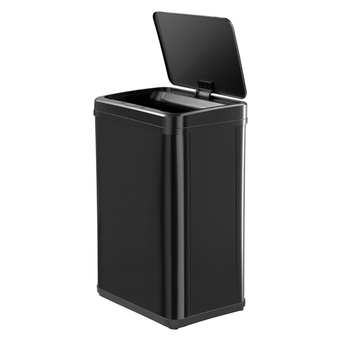 Сенсорное ведро для мусора Tesler STB-40F черный фото