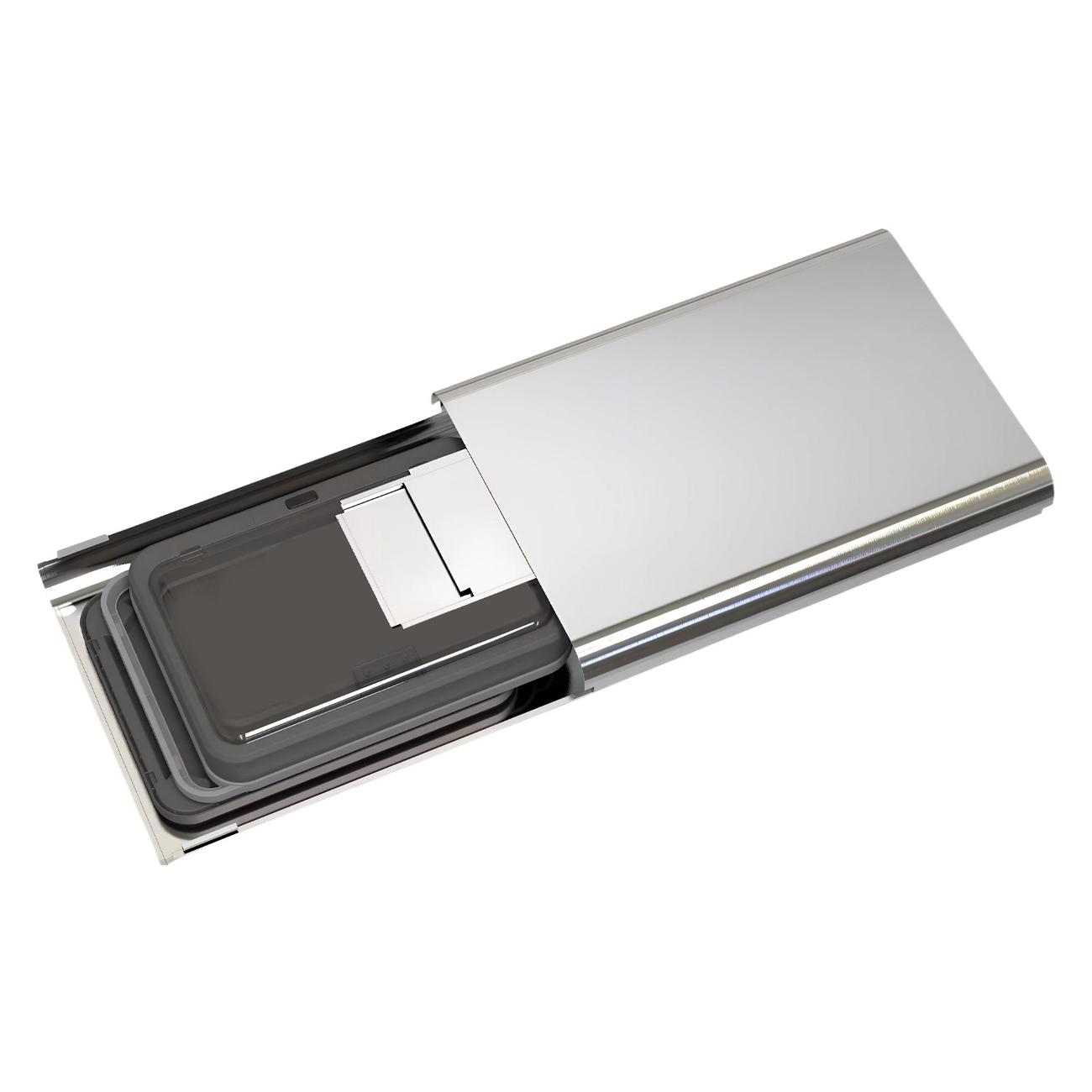 Сенсорное ведро для мусора Tesler STB-40F INOX
