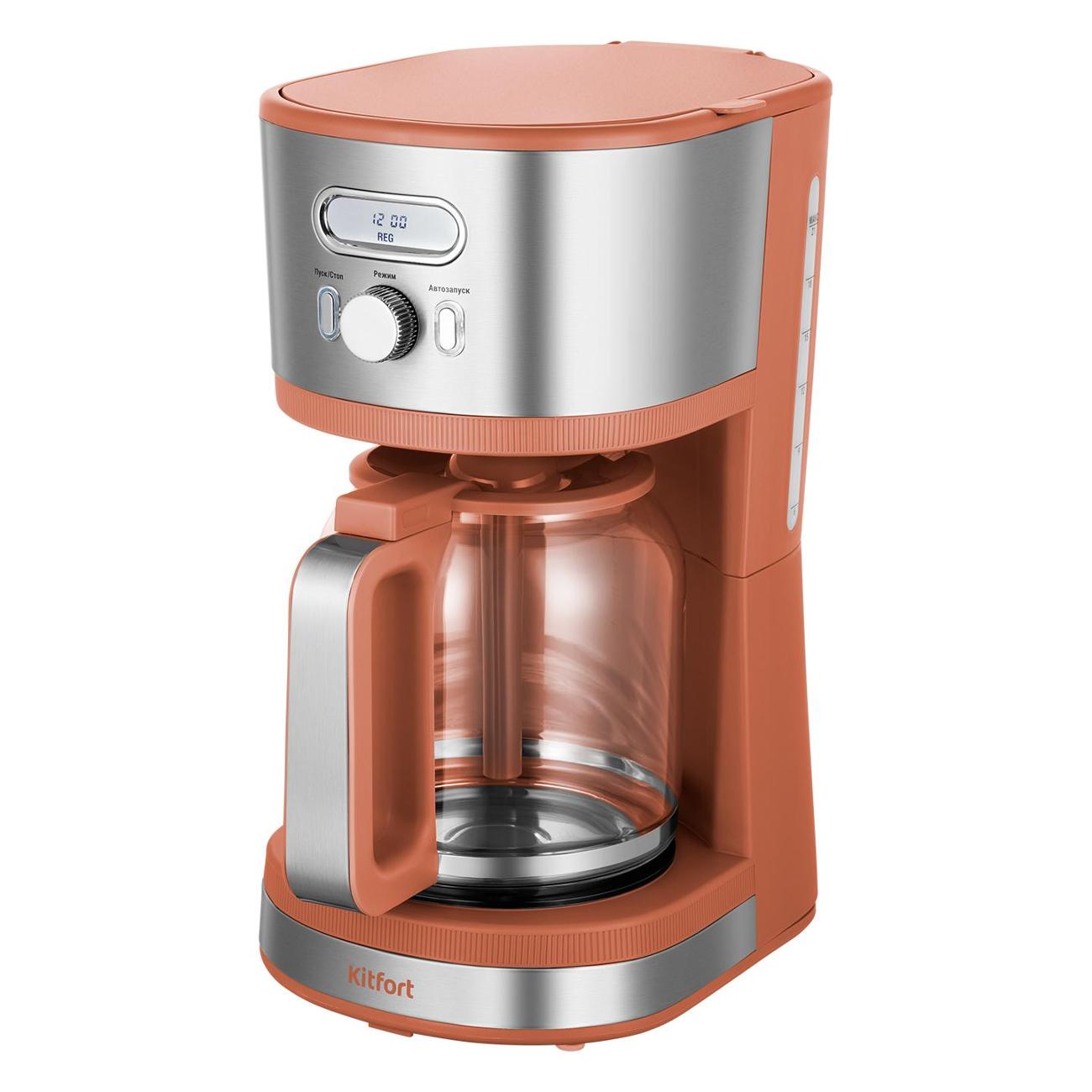 Кофеварка капельного типа Kitfort КТ-7445