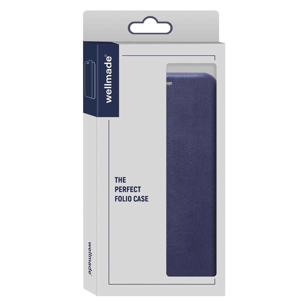 Чехол WELLMADE для Samsung A35 темно-синий