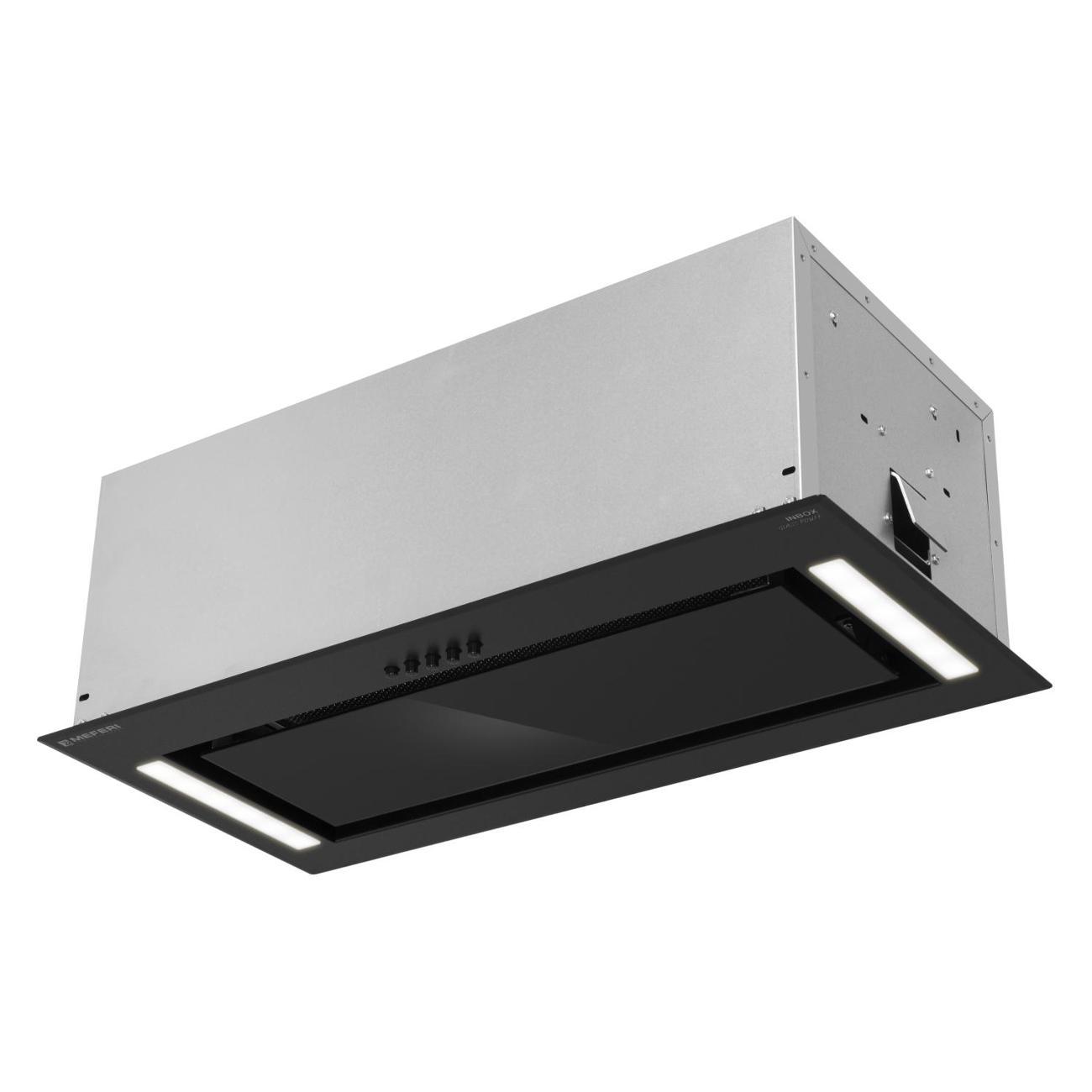 Вытяжка встраиваемая MEFERI SMARTBOX60BK GLASS POWER 60см фото