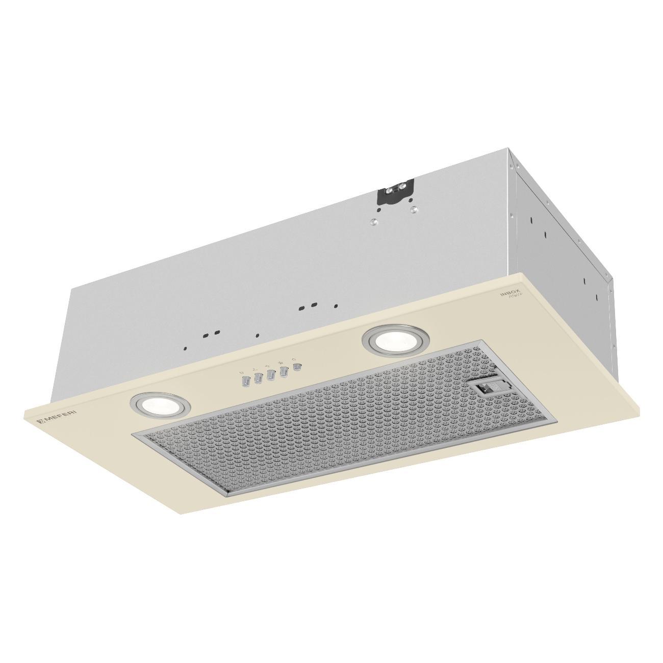 Вытяжка встраиваемая MEFERI INBOX60BG POWER 60см, бежевая фото