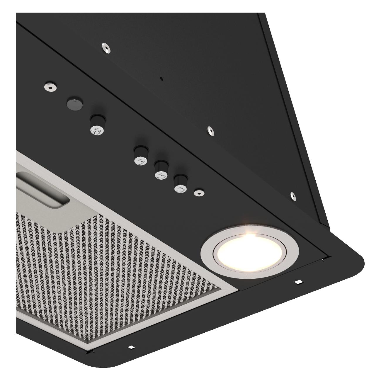 Вытяжка полностью встраиваемая Elikor BOX 42П-450 черная